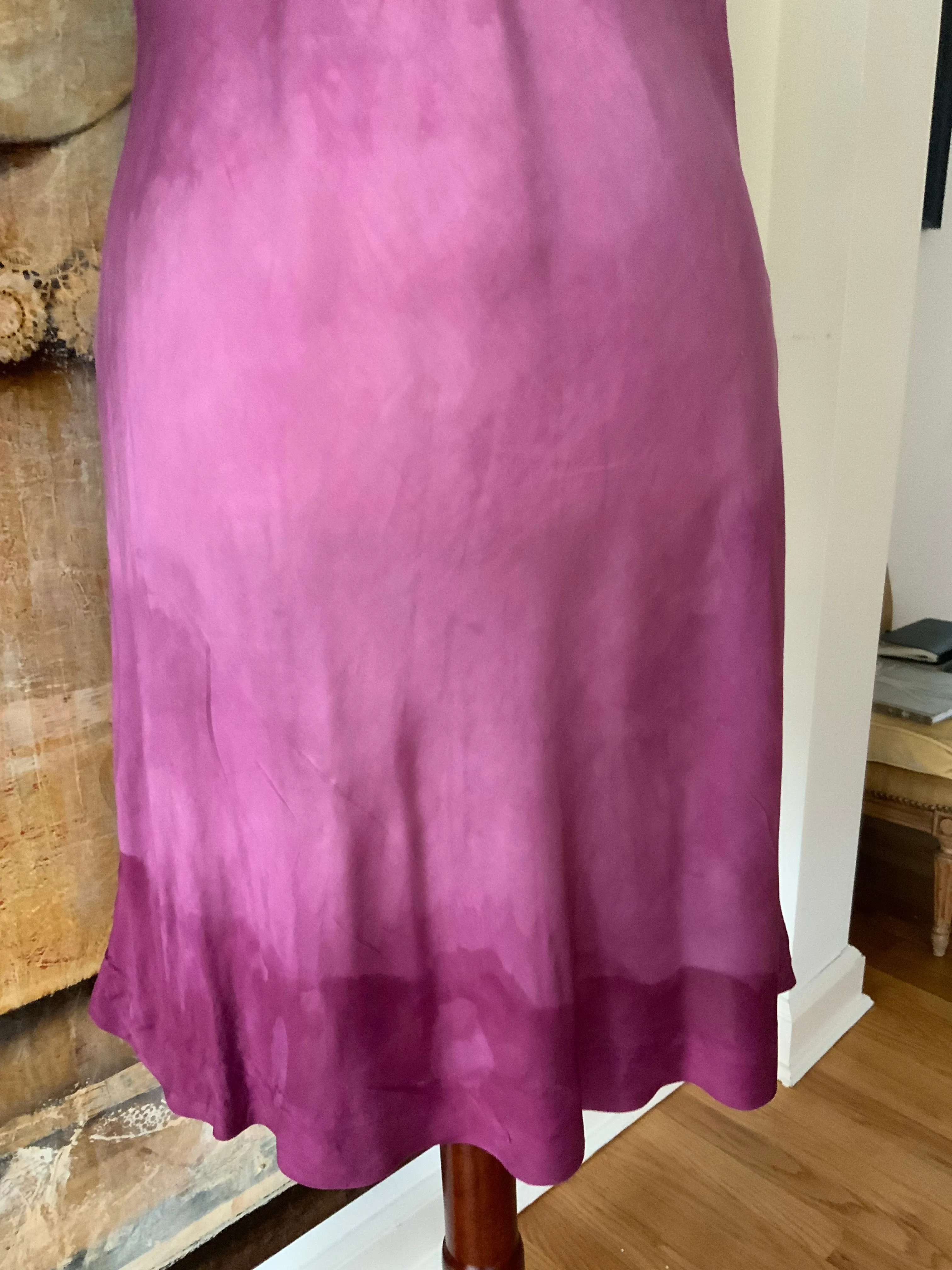 Hand Dyed Slip Dress - 50s - 50L