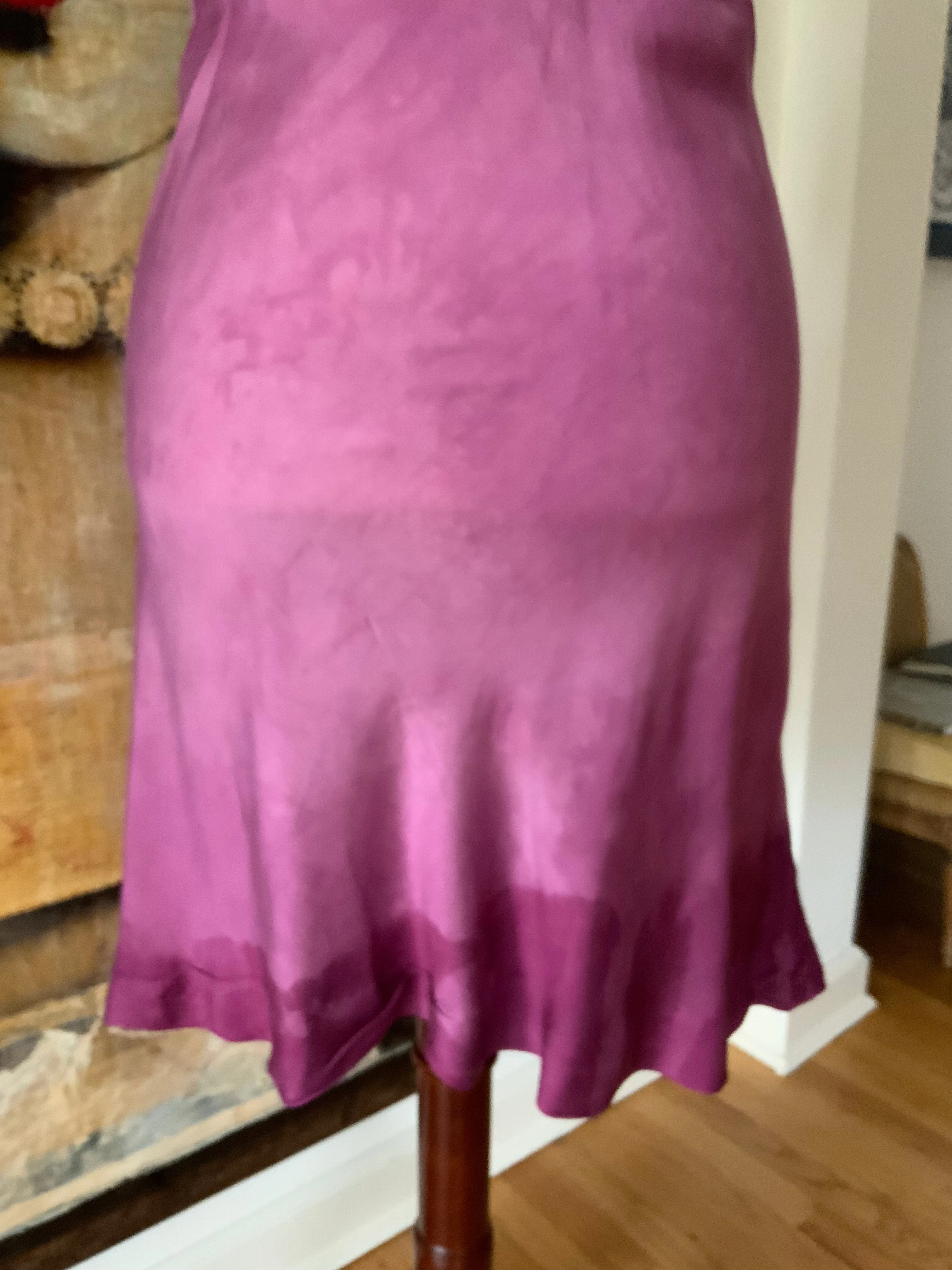 Hand Dyed Slip Dress - 50s - 50L