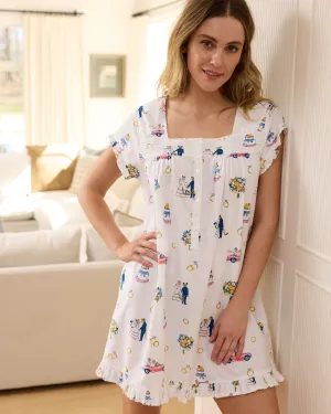Happily Ever After - Pintuck Nightgown - Cloud