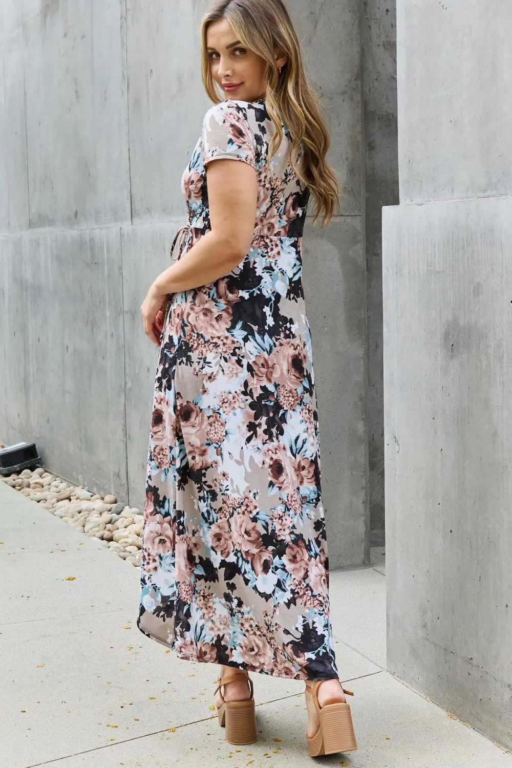 Hazel Blues® |  Heimish Give Me Roses Floral Maxi Wrap Dress