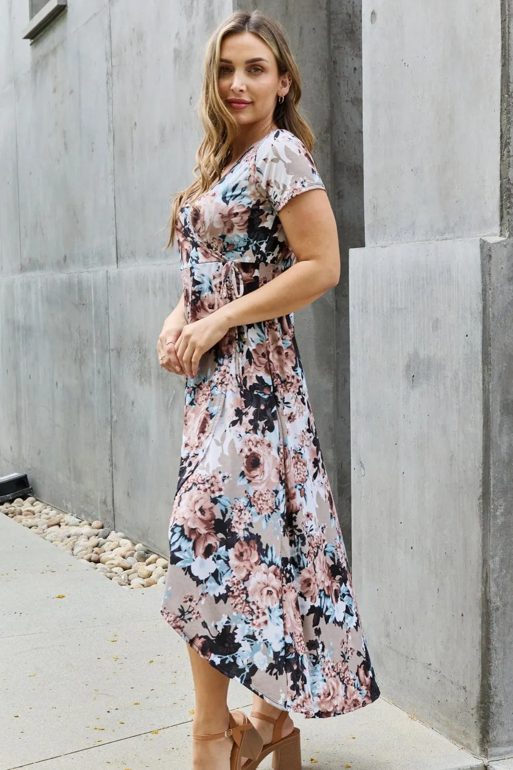 Hazel Blues® |  Heimish Give Me Roses Floral Maxi Wrap Dress