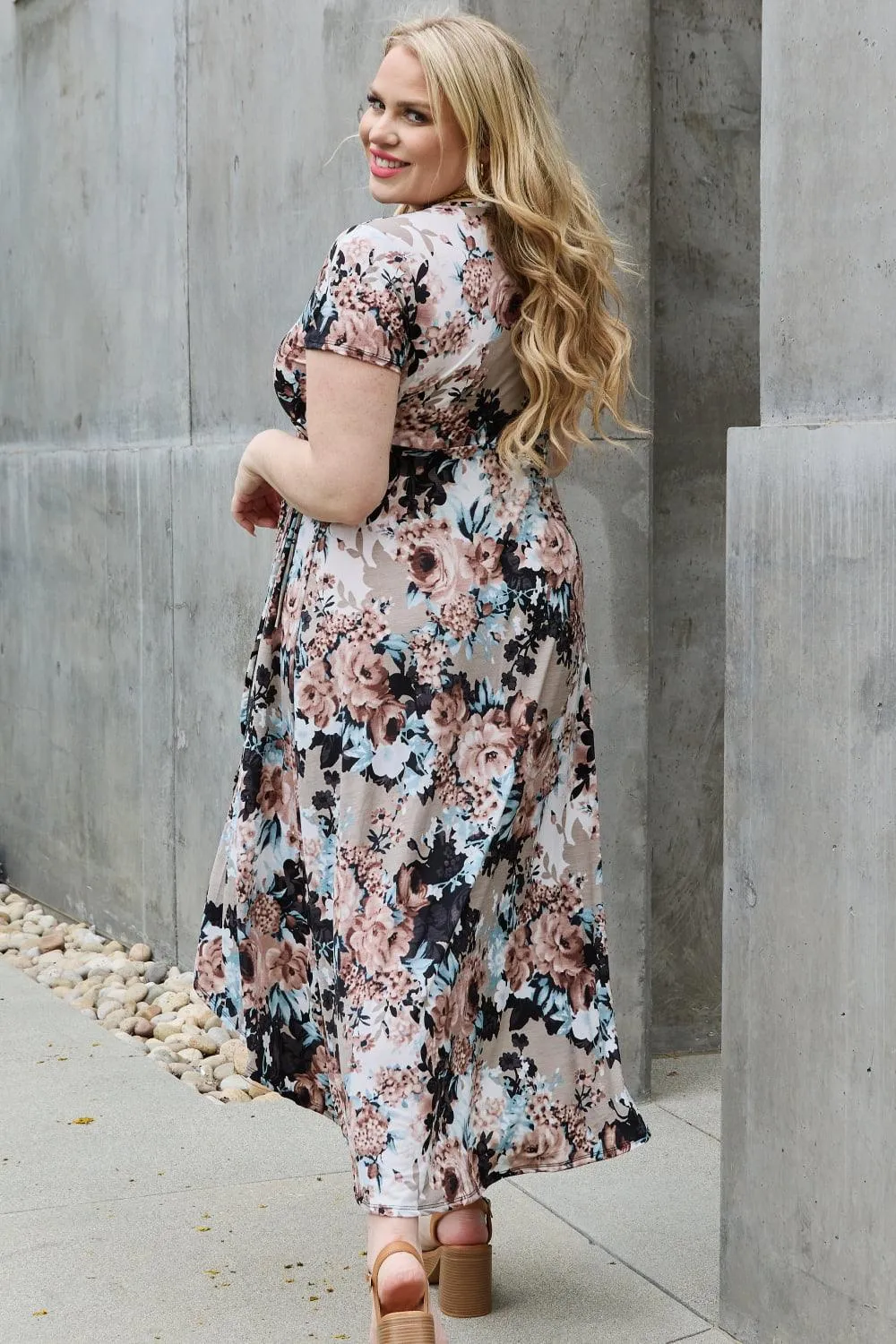 Hazel Blues® |  Heimish Give Me Roses Floral Maxi Wrap Dress