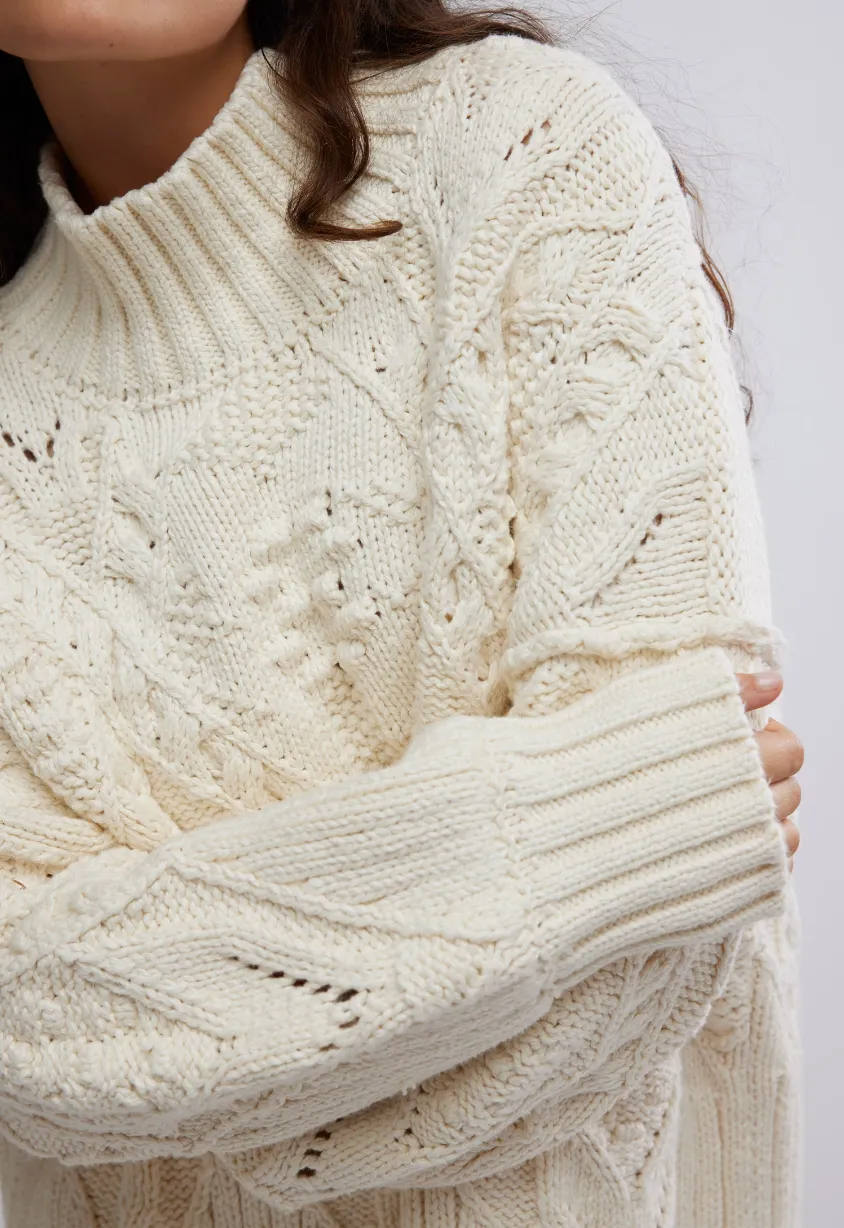 Heart You Pullover Ivory