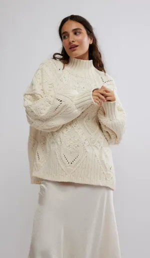 Heart You Pullover Ivory