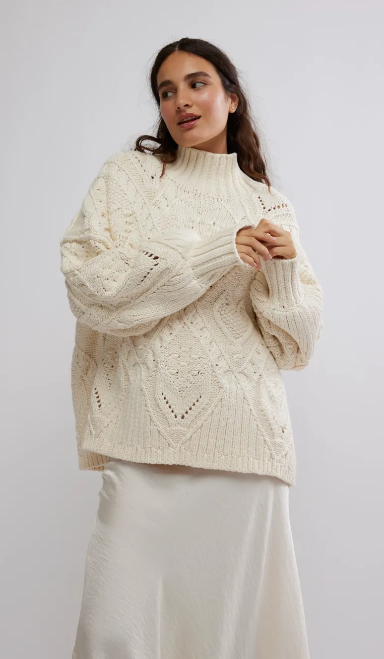 Heart You Pullover Ivory