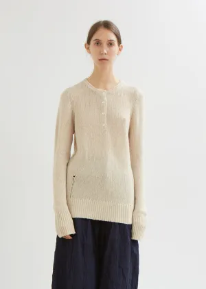 Henley Cashmere Sweater