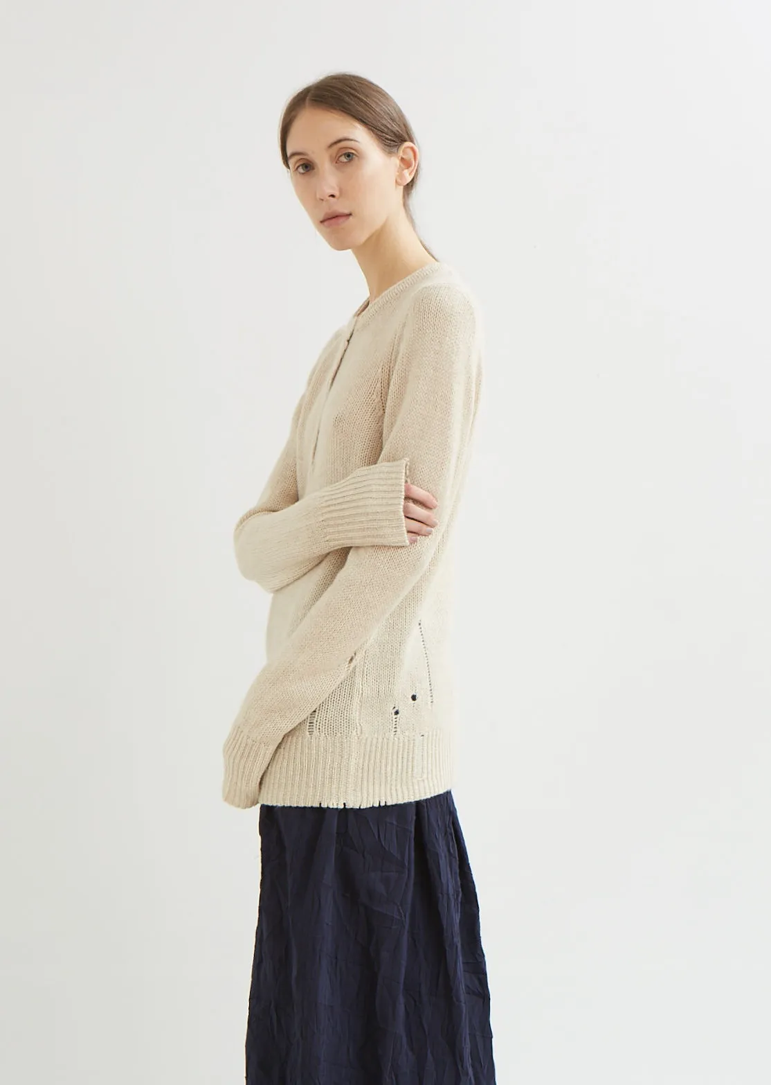 Henley Cashmere Sweater