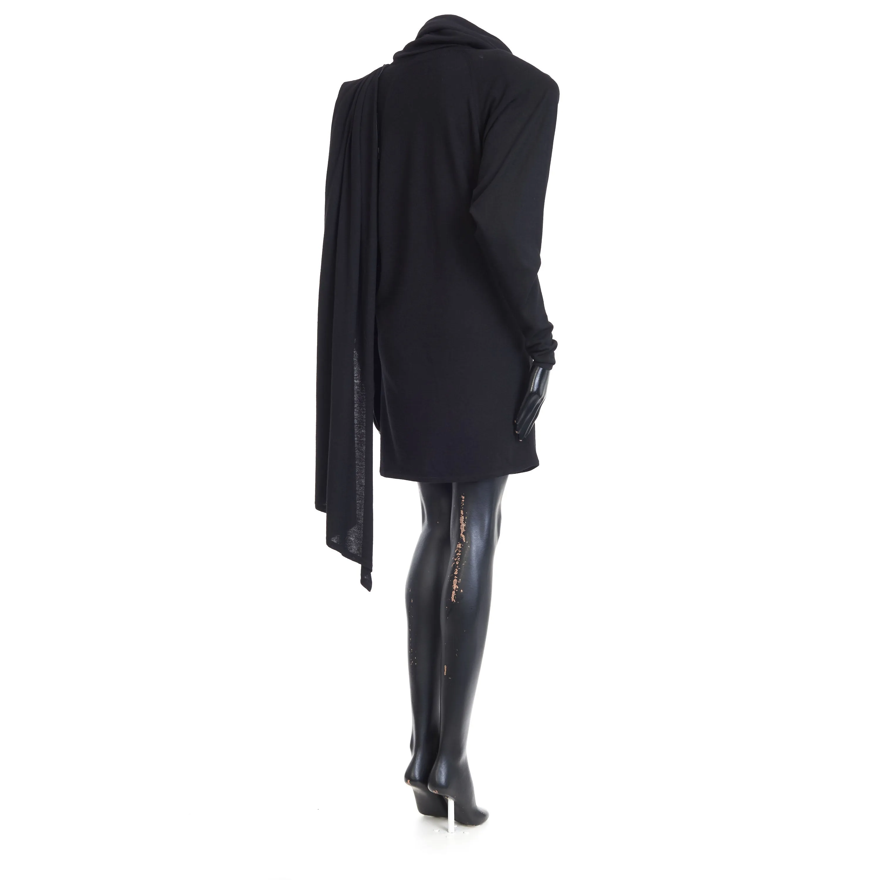 Hooded Dress In Wool