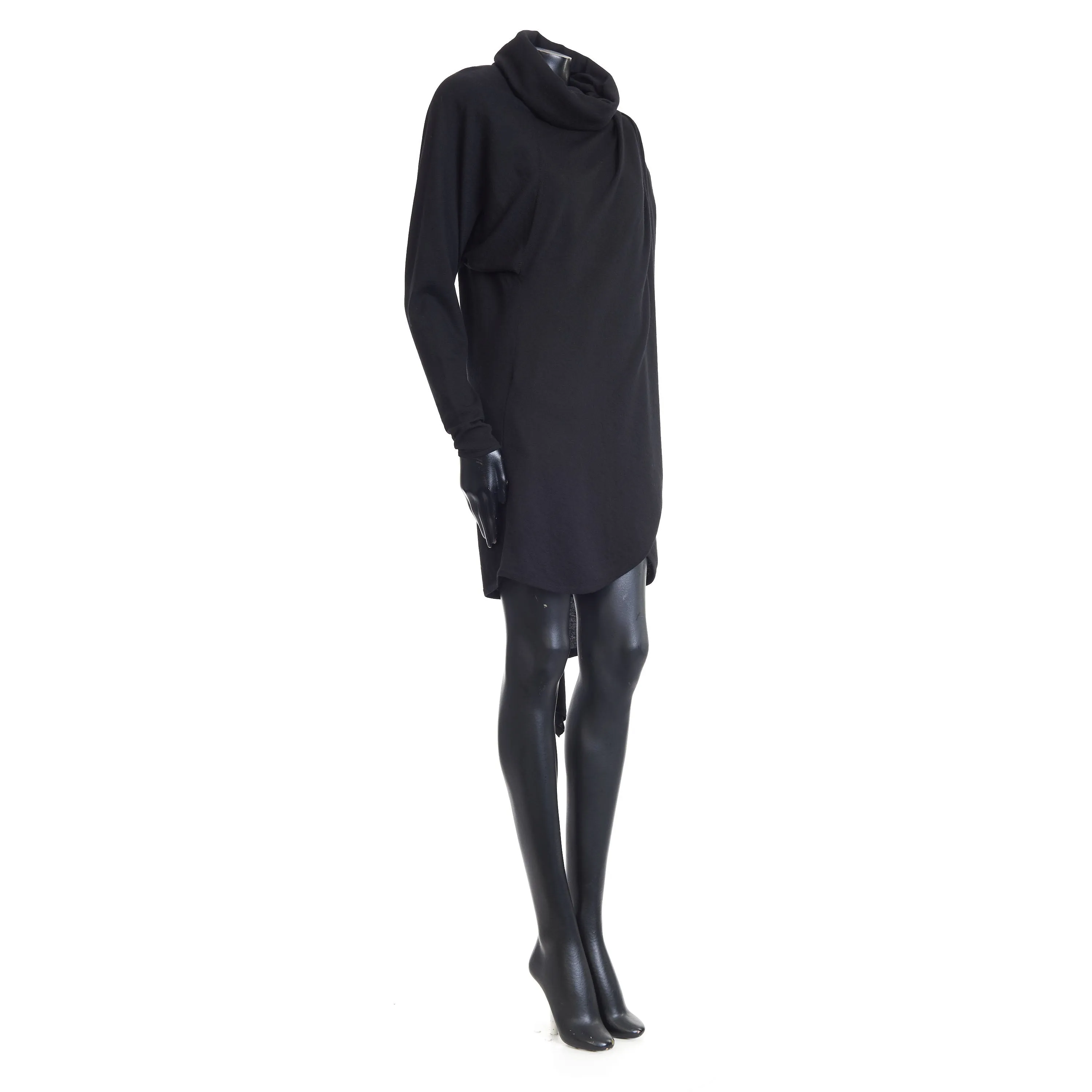 Hooded Dress In Wool