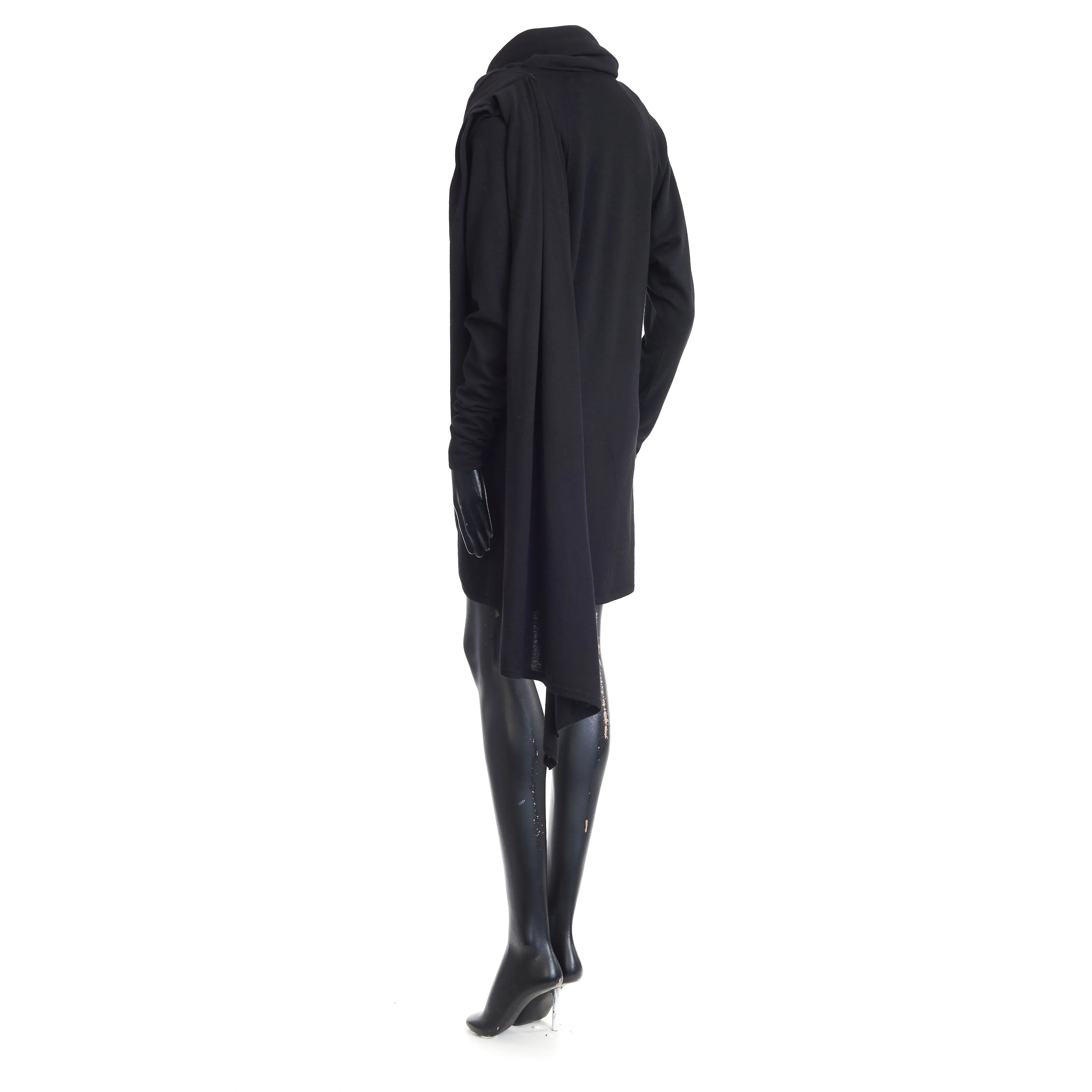 Hooded Dress In Wool