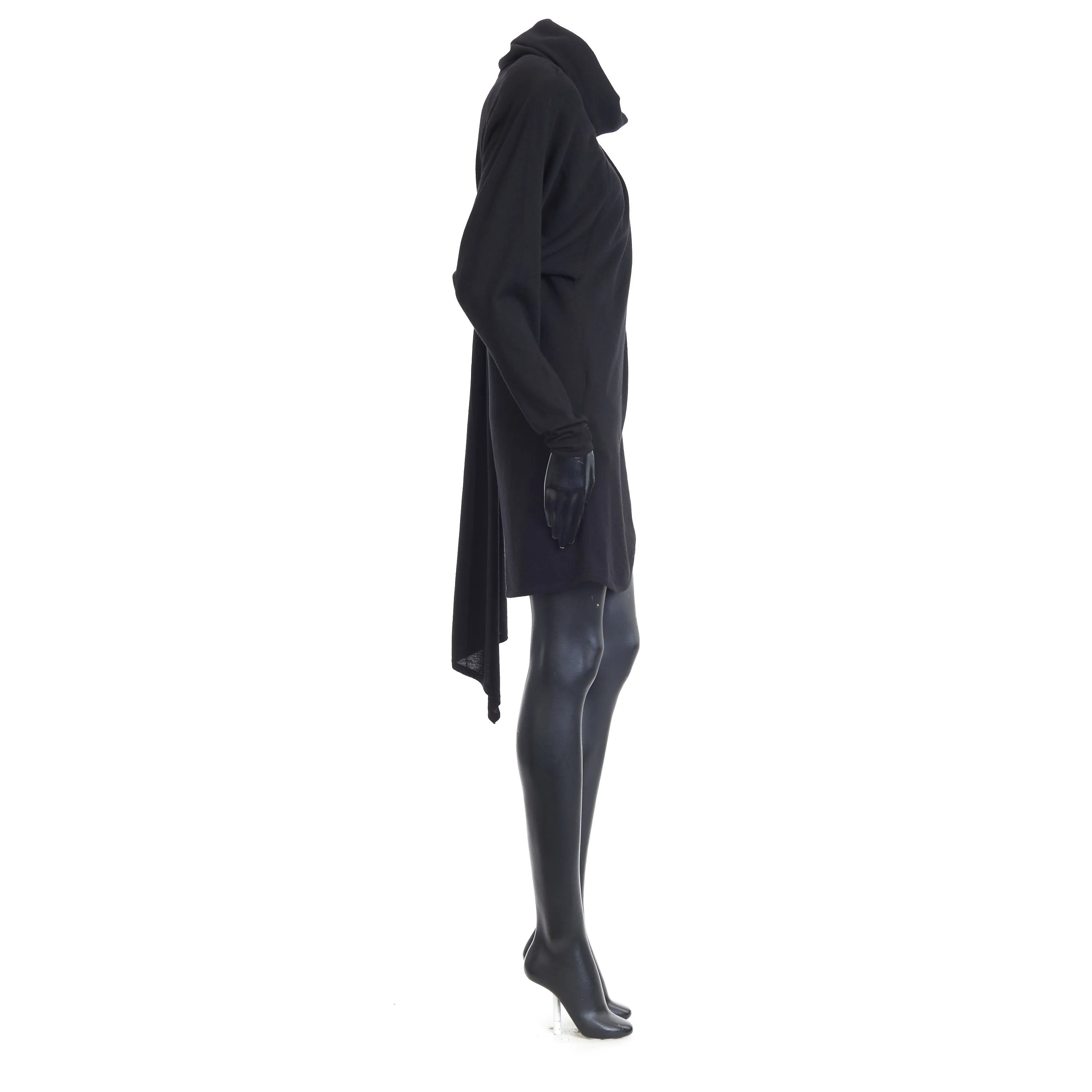 Hooded Dress In Wool