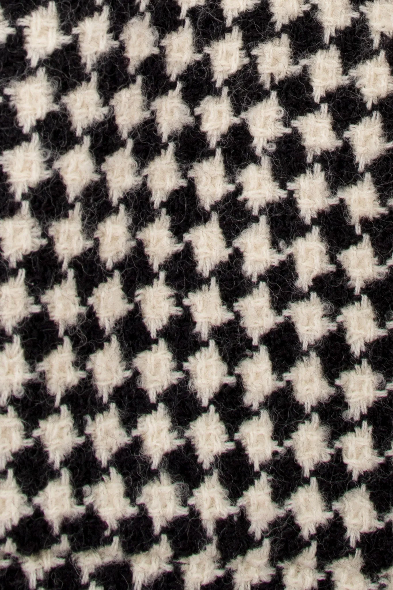 Hook Front Houndstooth Jacket