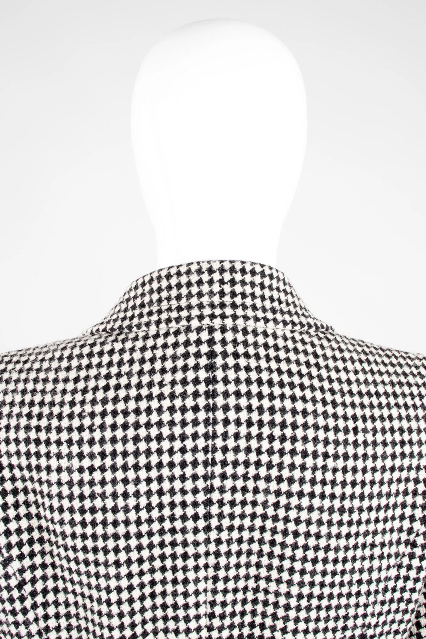 Hook Front Houndstooth Jacket