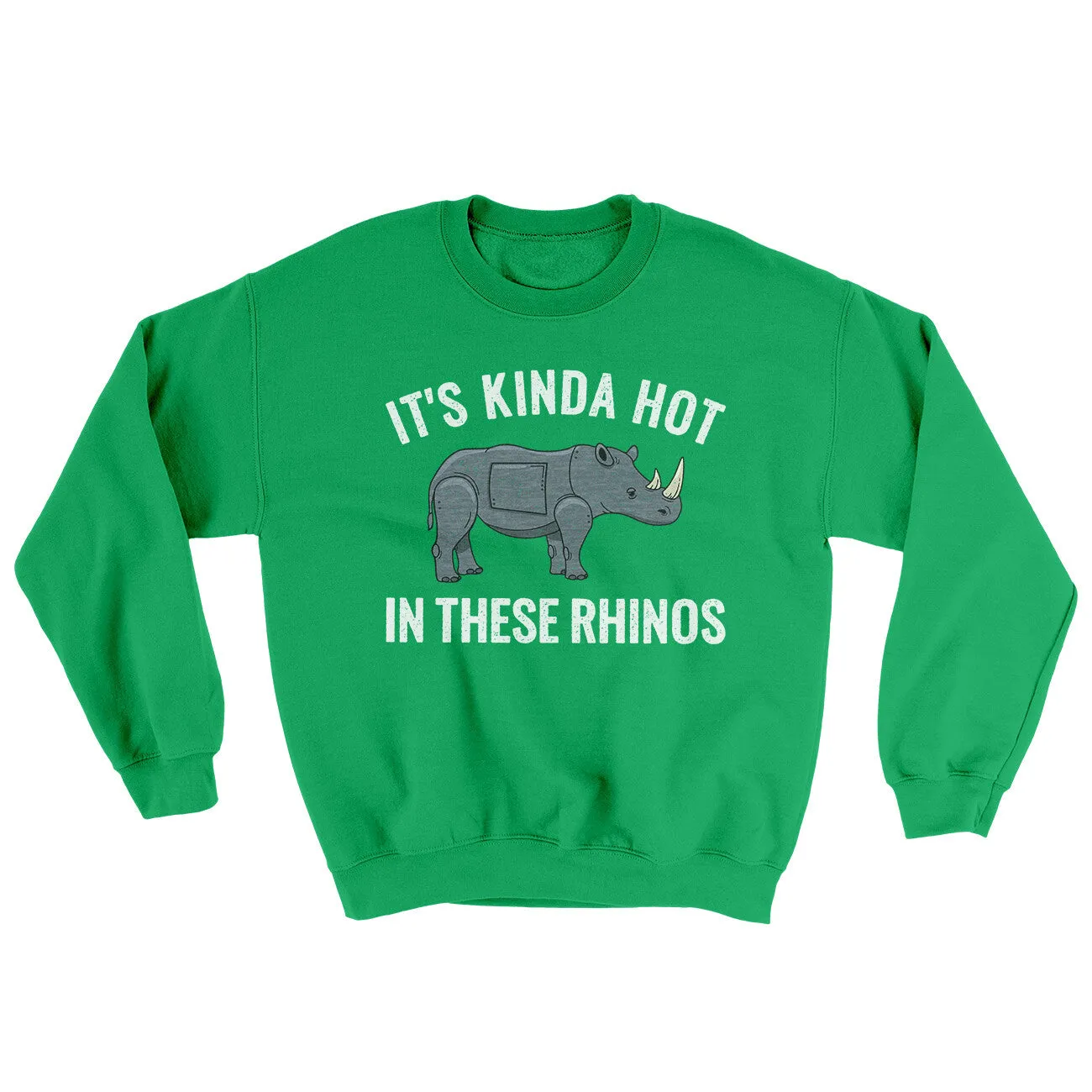 It's Kinda Hot In These Rhinos Ugly Sweater