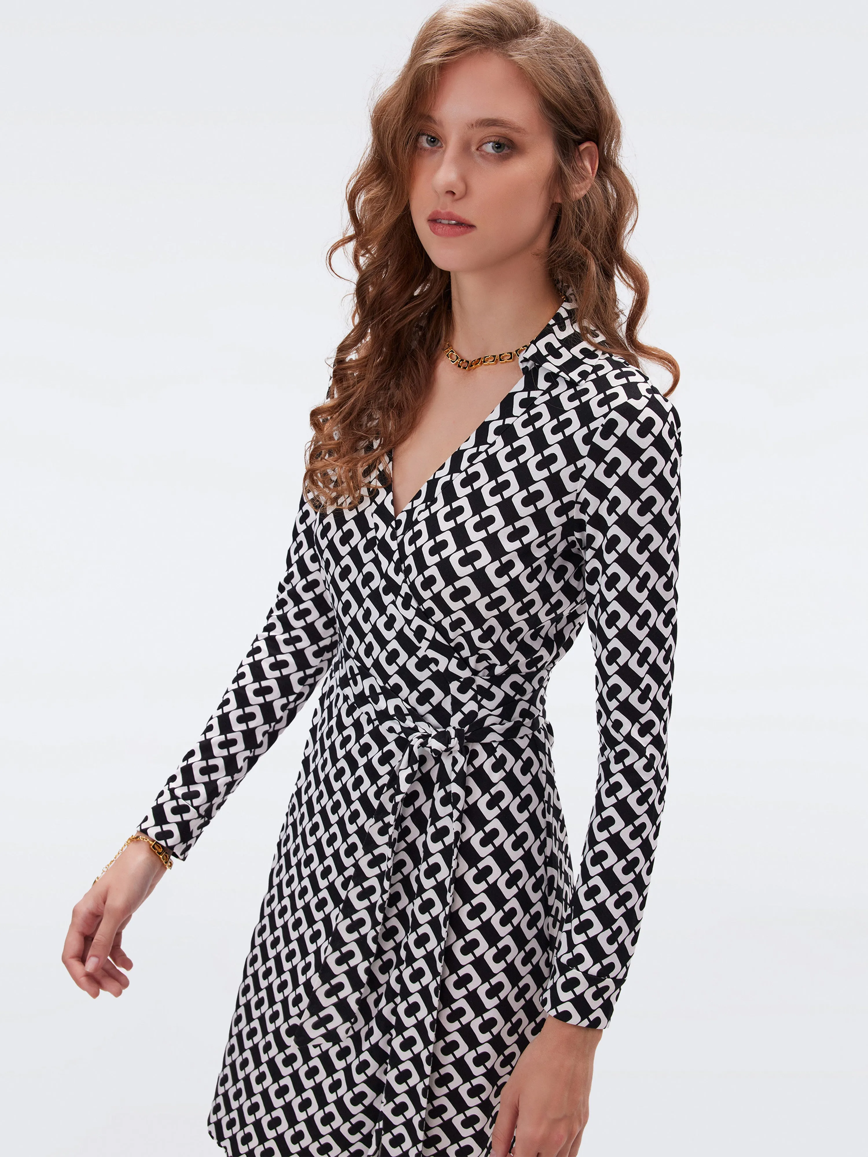 Jeanne Silk Jersey Wrap Dress