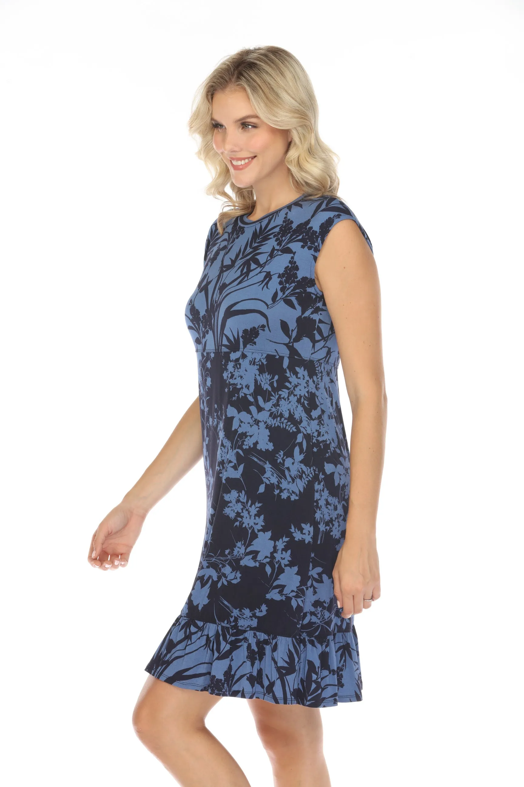 Johnny Was The Janie Blue Dreams Favorite Tank Tiered Dress T35824 Boho Chic