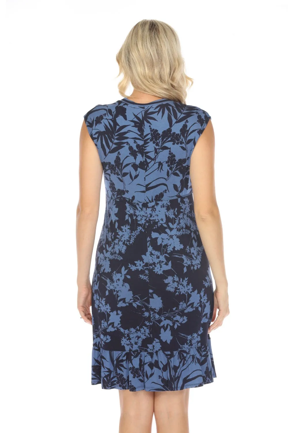 Johnny Was The Janie Blue Dreams Favorite Tank Tiered Dress T35824 Boho Chic