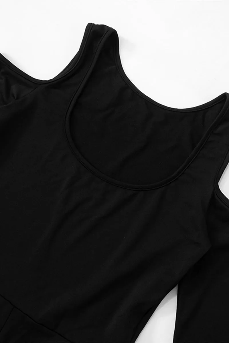 JS3286 Cold Shoulder Bodycon Jumpsuits