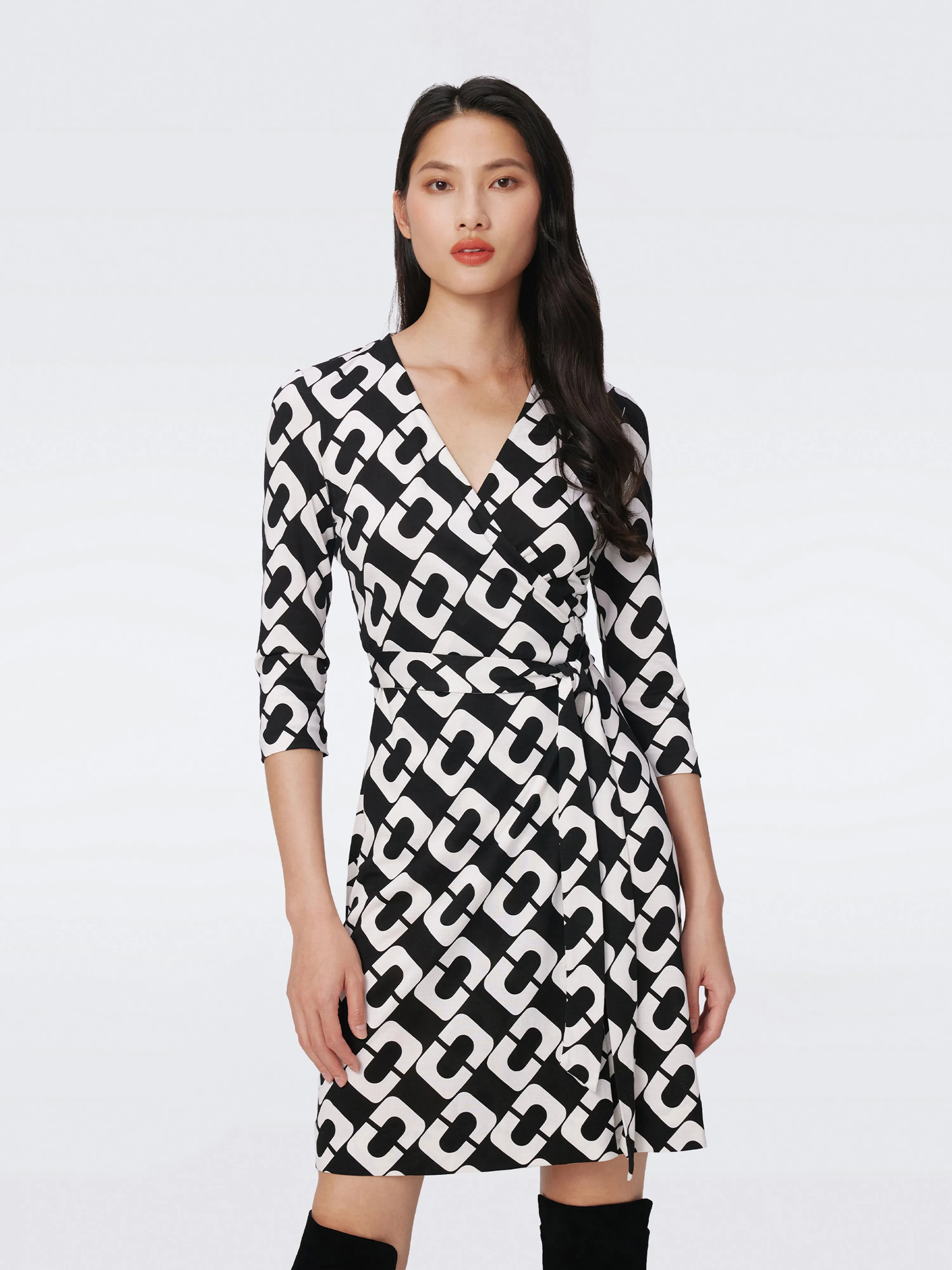 Julian Silk Jersey Wrap Dress
