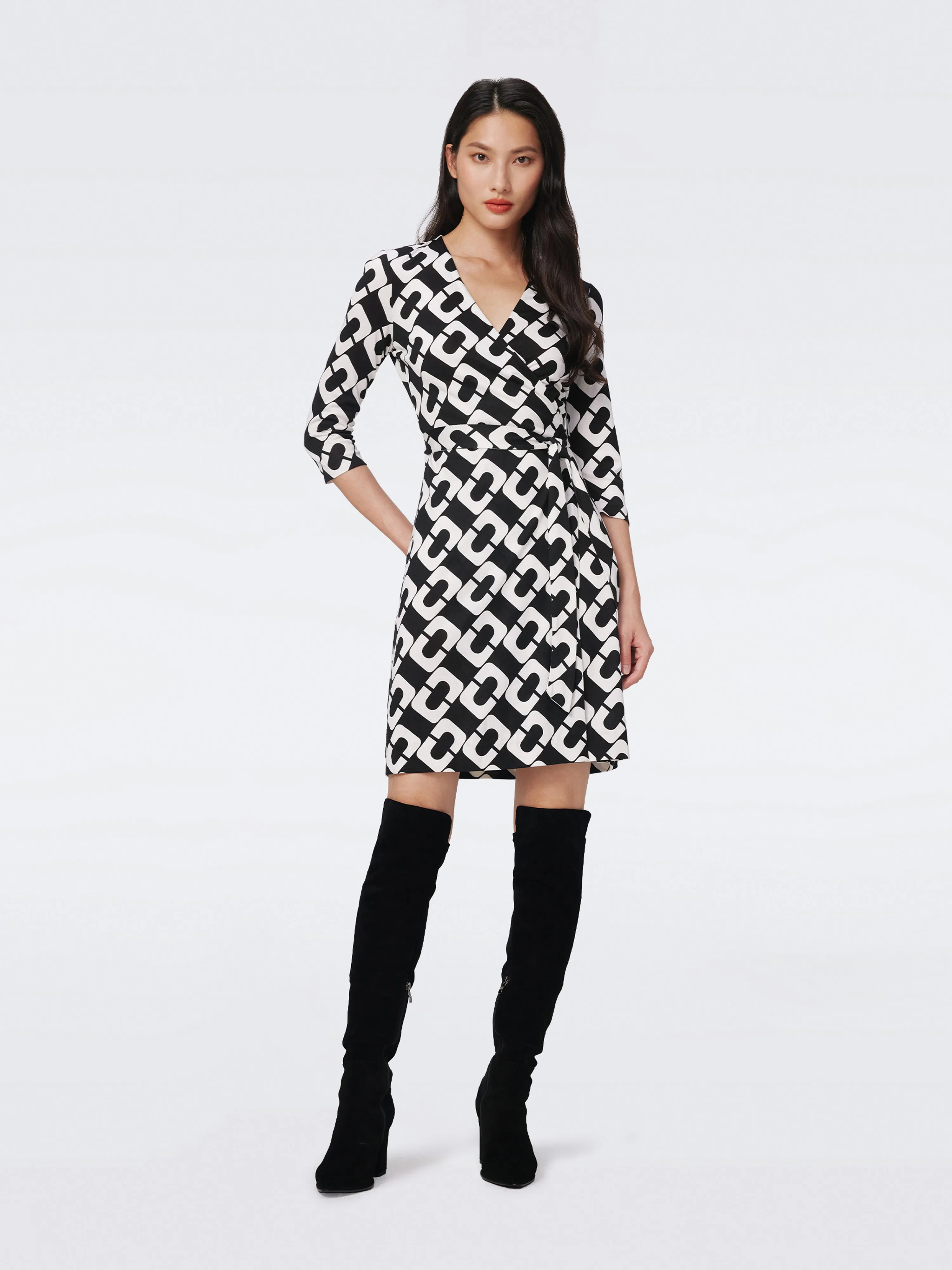 Julian Silk Jersey Wrap Dress