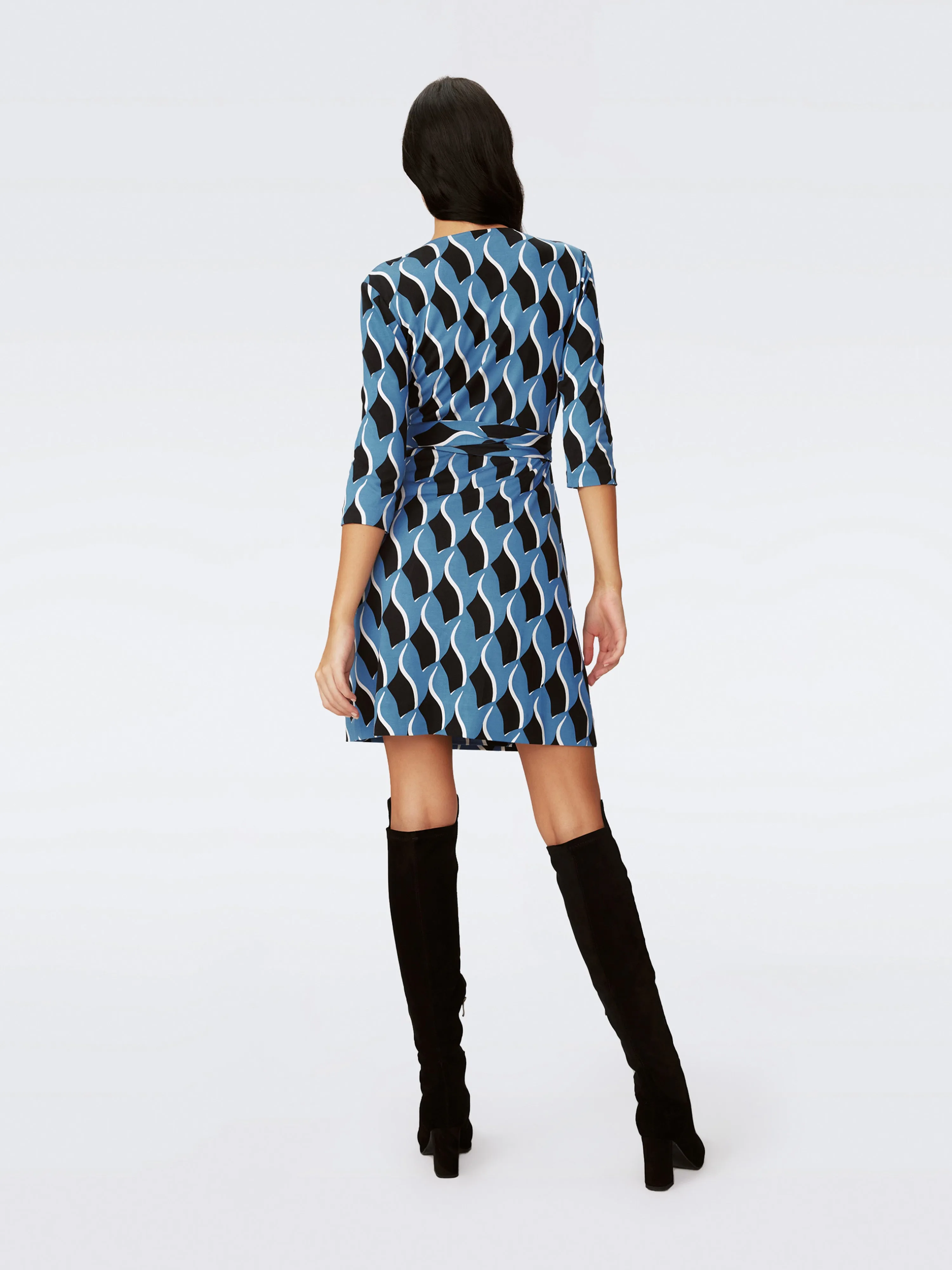 Julian Silk Jersey Wrap Dress