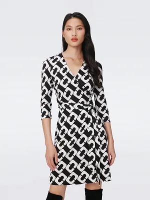 Julian Silk Jersey Wrap Dress