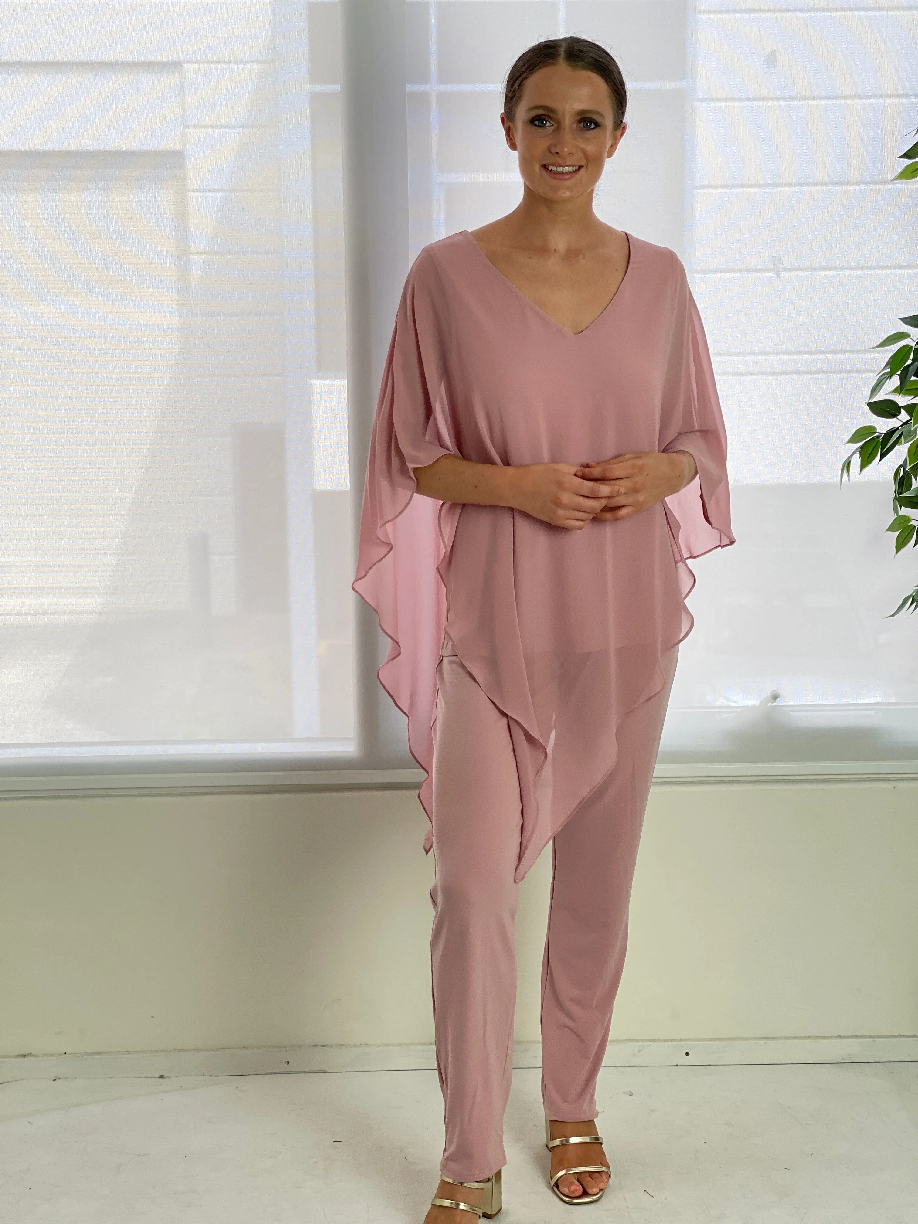 Juno Blush Jersey Pants