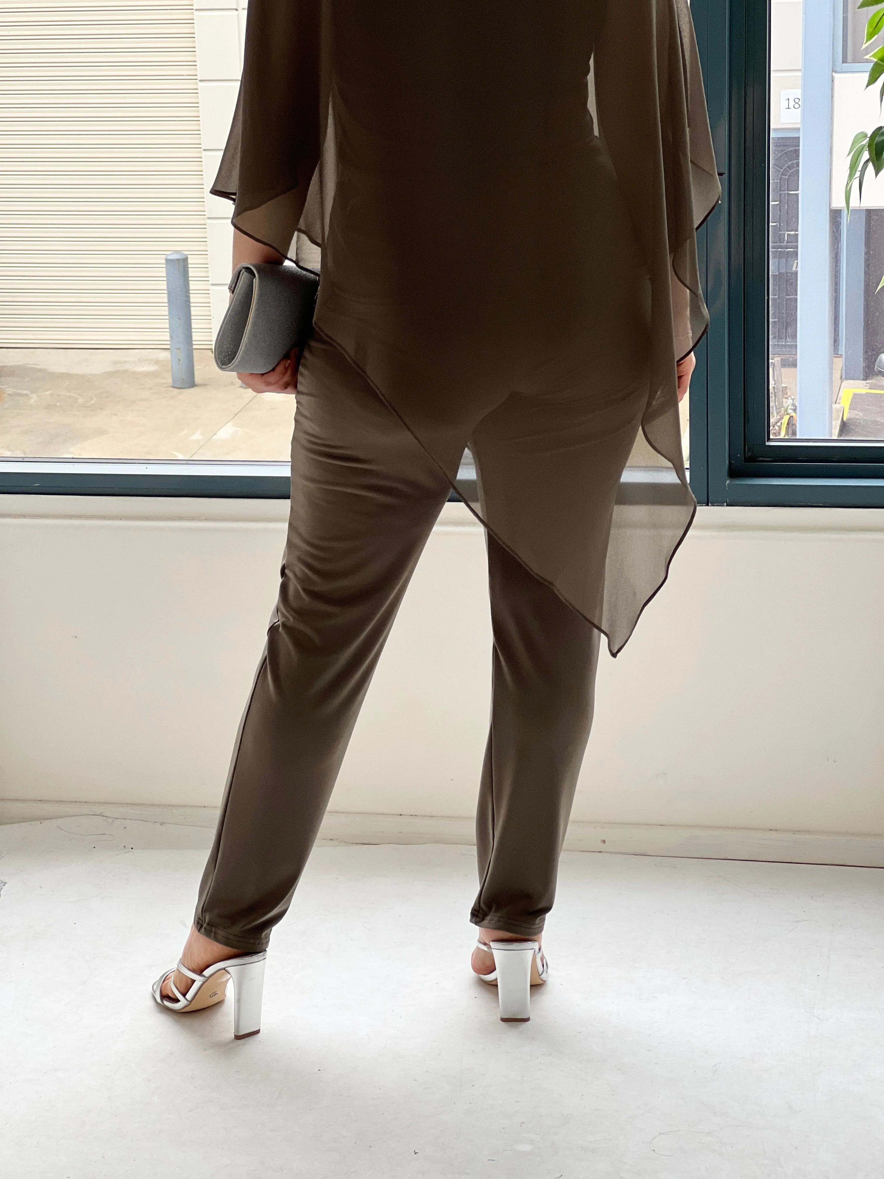 Juno Khaki Jersey Pants