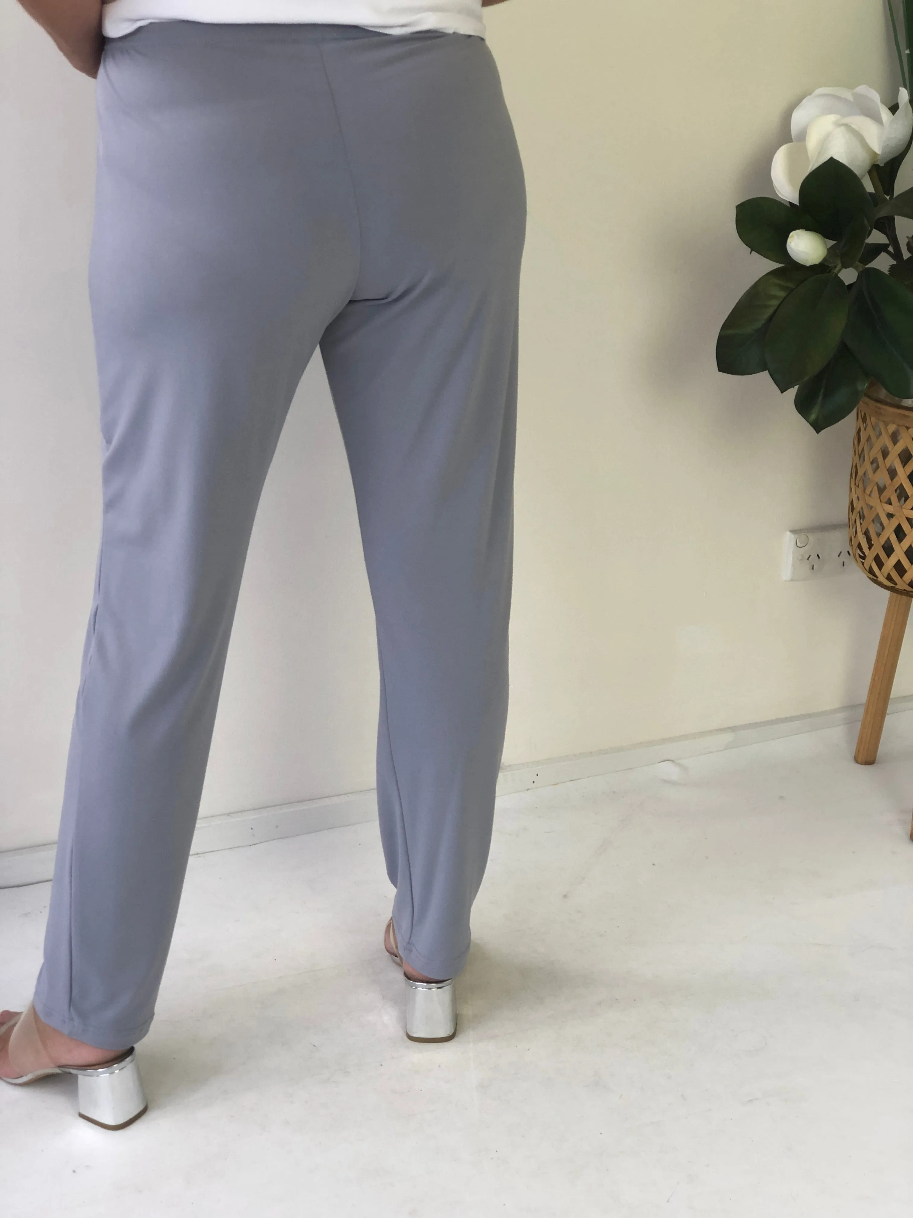 Juno Silver Jersey Pants