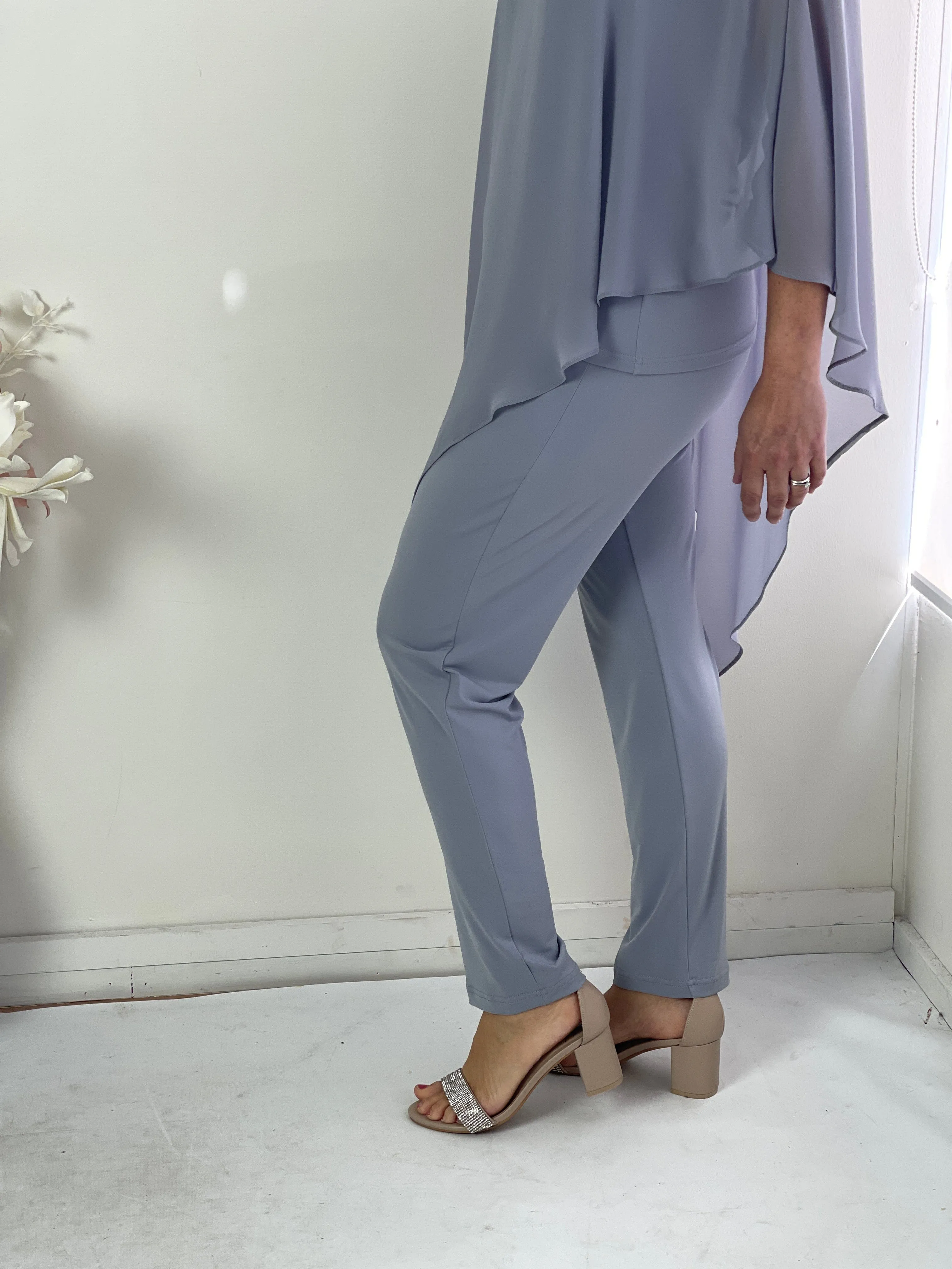 Juno Silver Jersey Pants