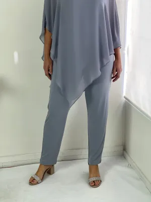 Juno Silver Jersey Pants