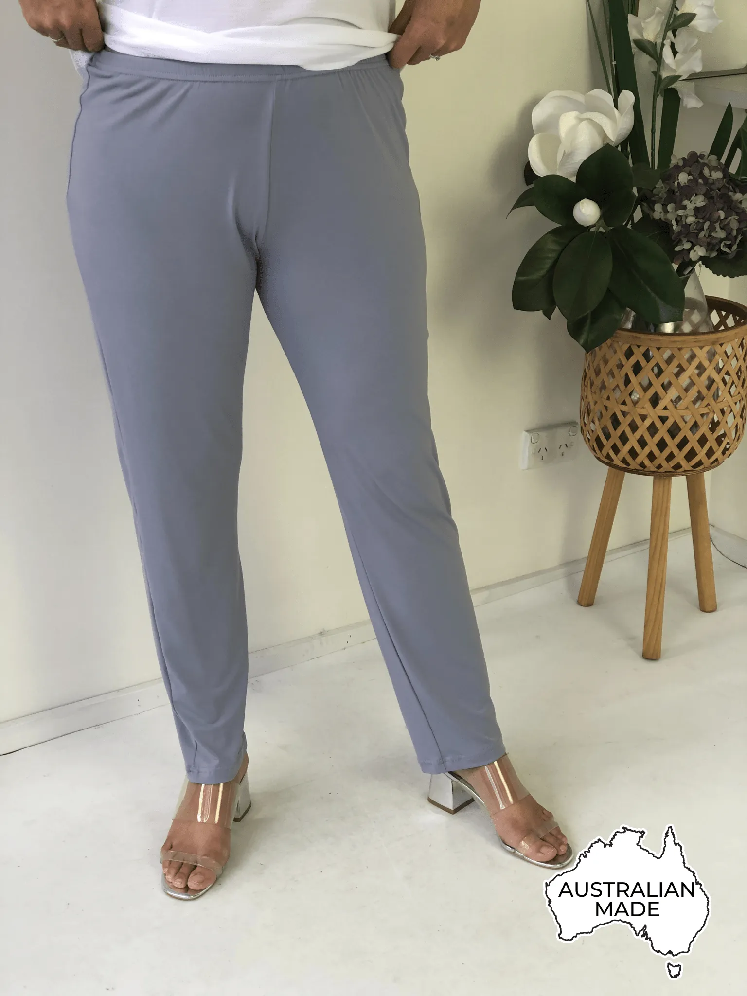 Juno Silver Jersey Pants