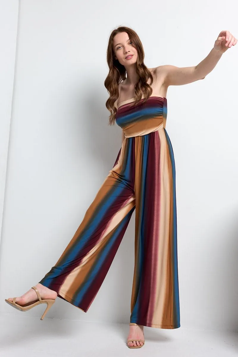 Kara Strapless Knit Jumpsuit