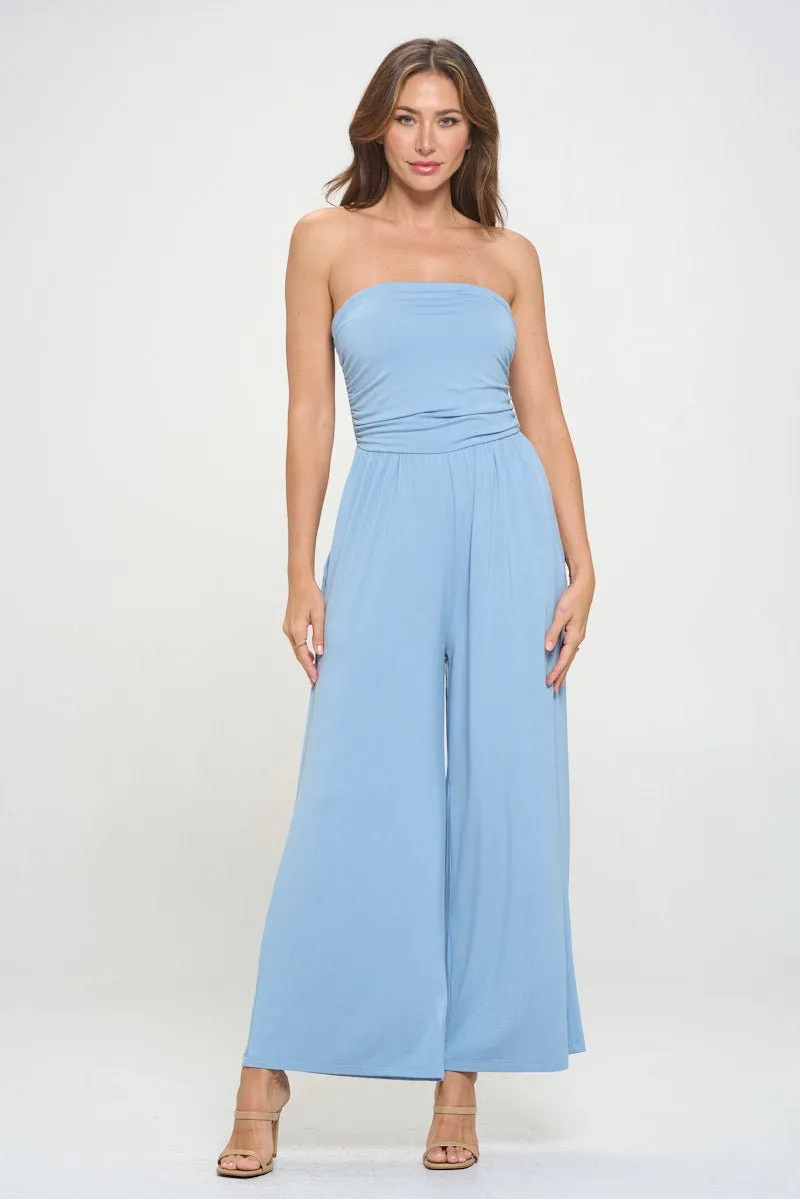 Kara Strapless Knit Jumpsuit