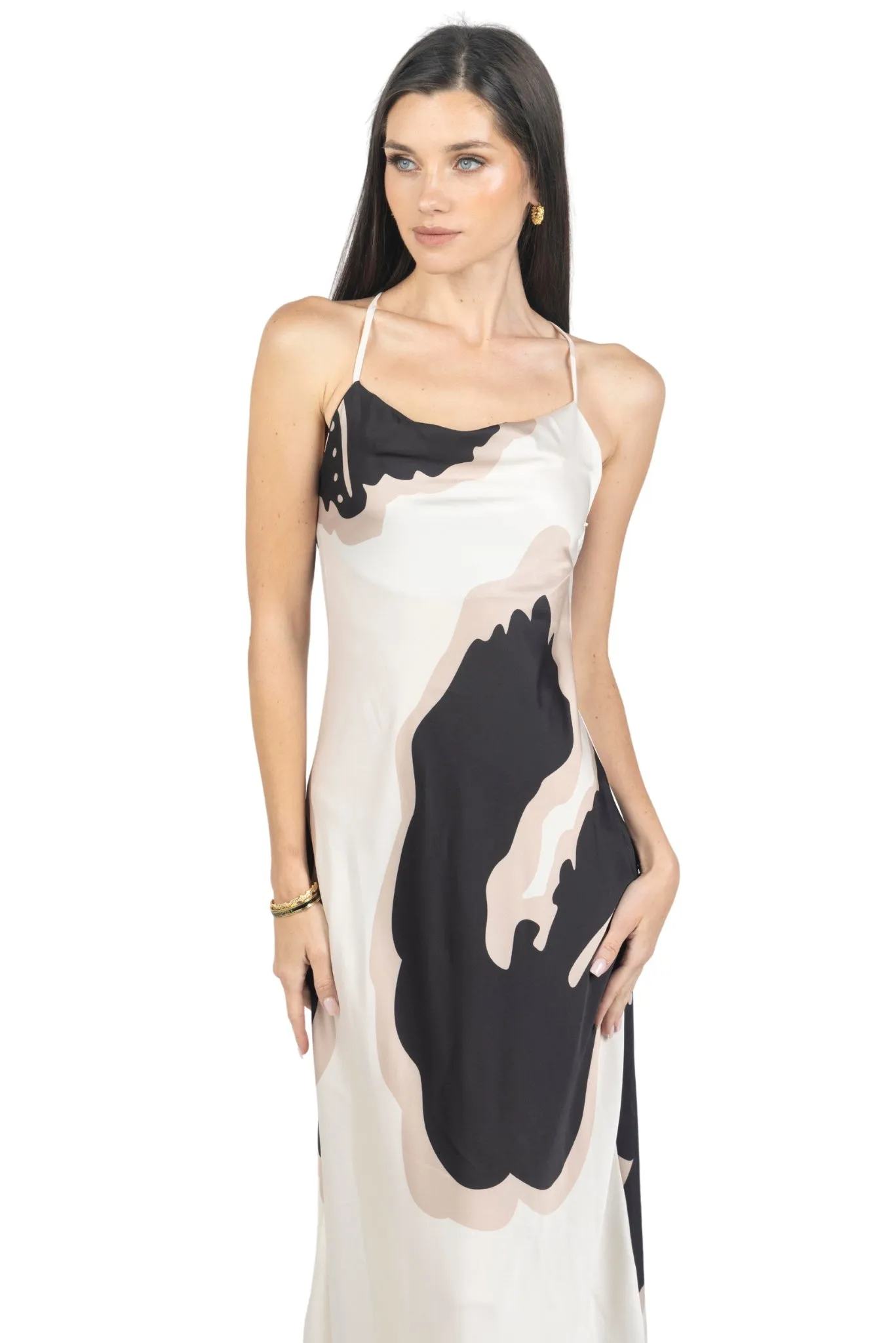 Kelly Slip Dress in Black