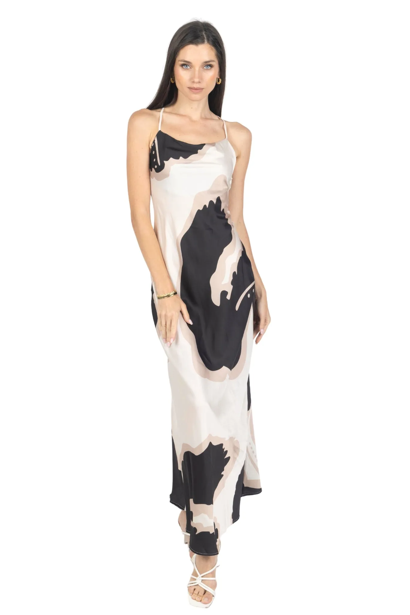 Kelly Slip Dress in Black