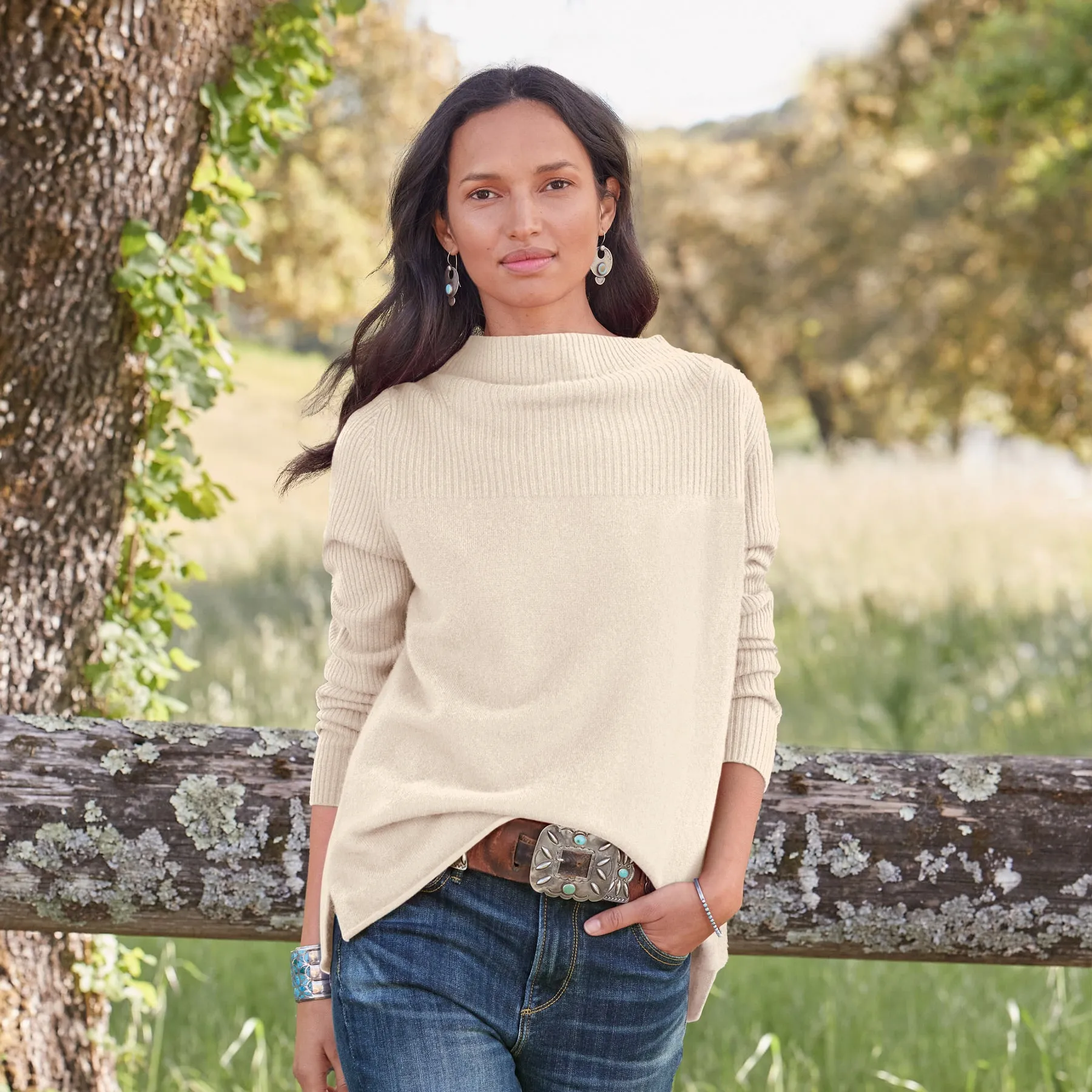 Kimia Cashmere Sweater, Petite