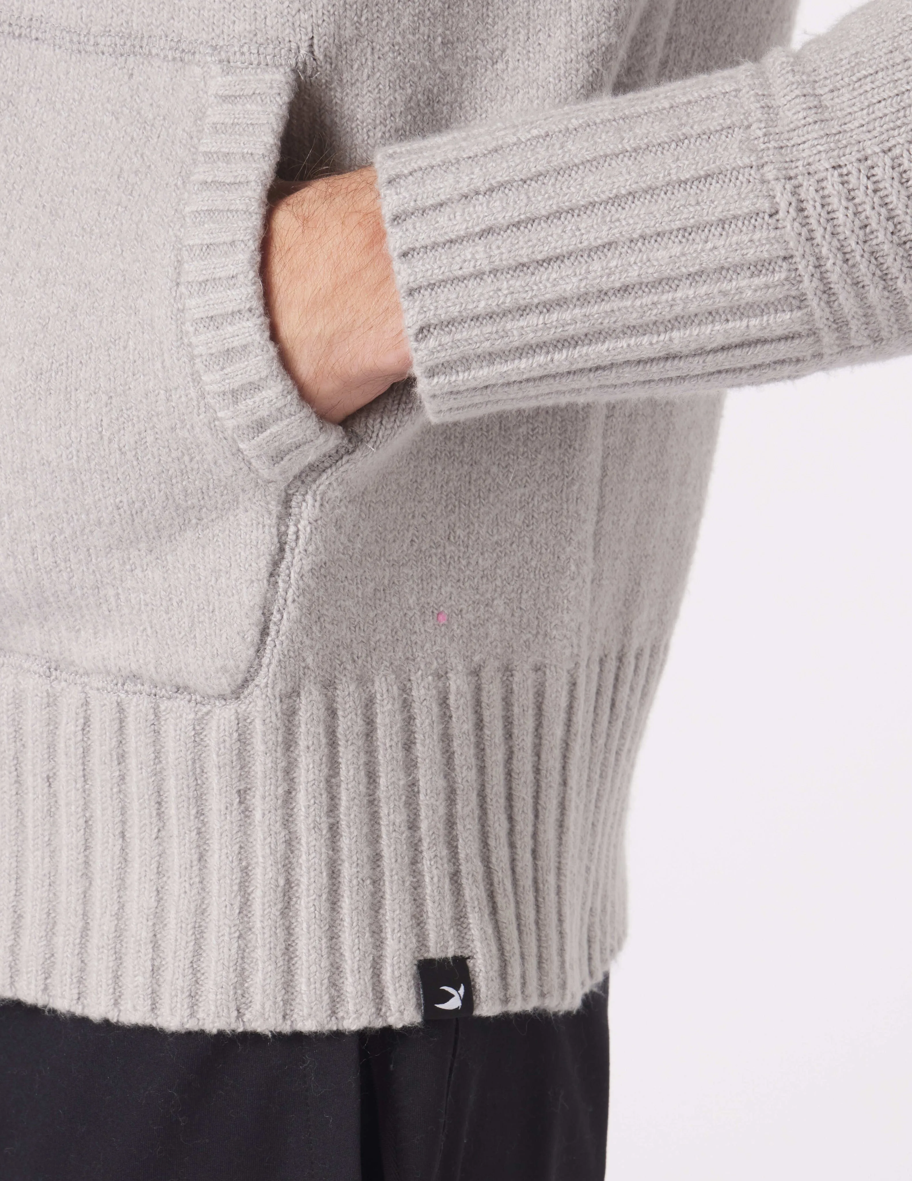 Knit Up Hoodie: Ash Grey