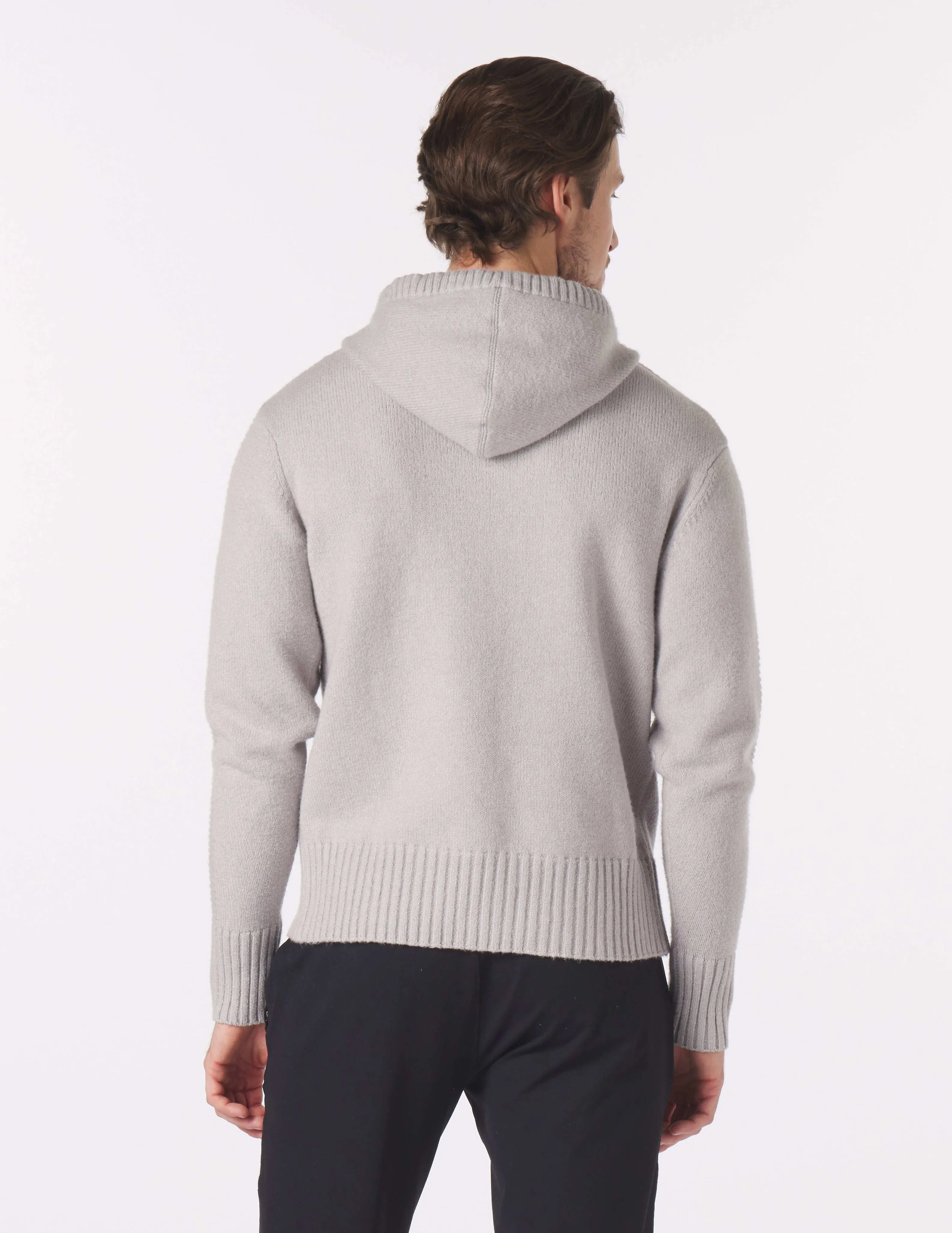 Knit Up Hoodie: Ash Grey