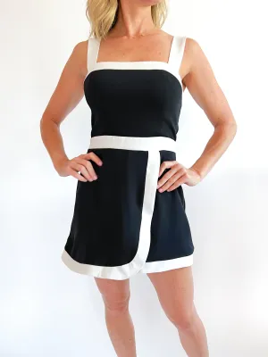 Layla Contrast Trim Mini Dress