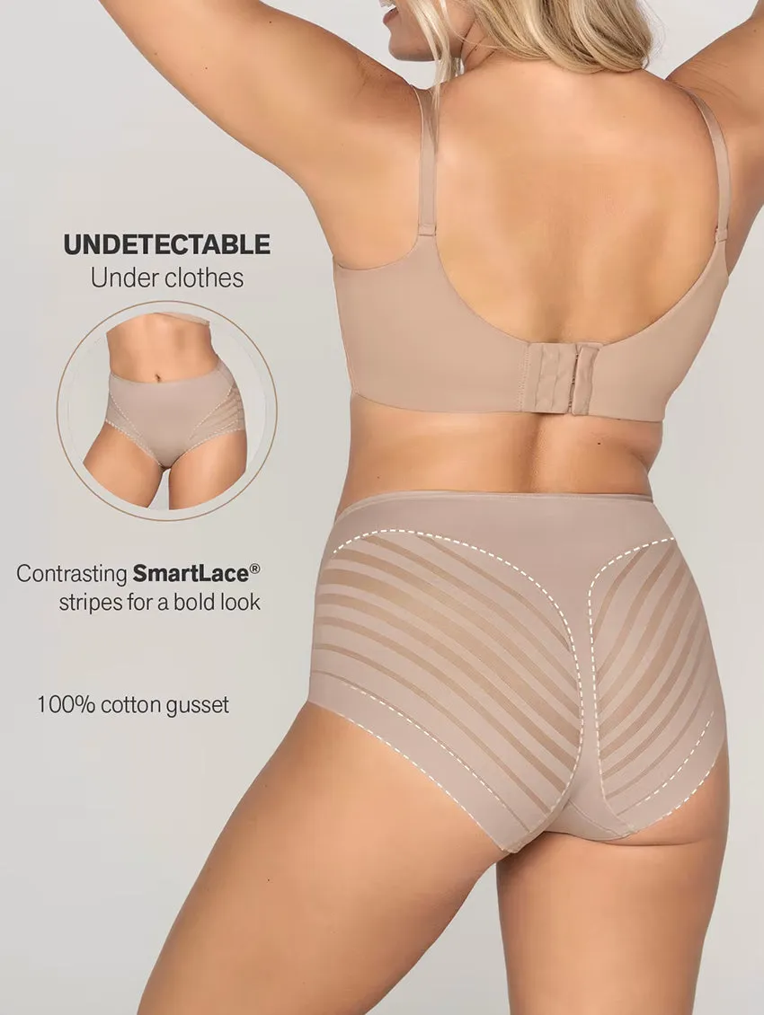 Leonisa Lace Stripe Shaper Panty