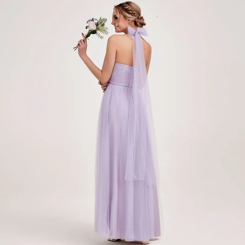 Light Dusty Purple MULTI WAY Sweetheart Tulle Bridesmaid Dress