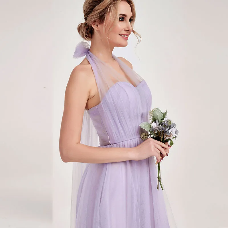 Light Dusty Purple MULTI WAY Sweetheart Tulle Bridesmaid Dress