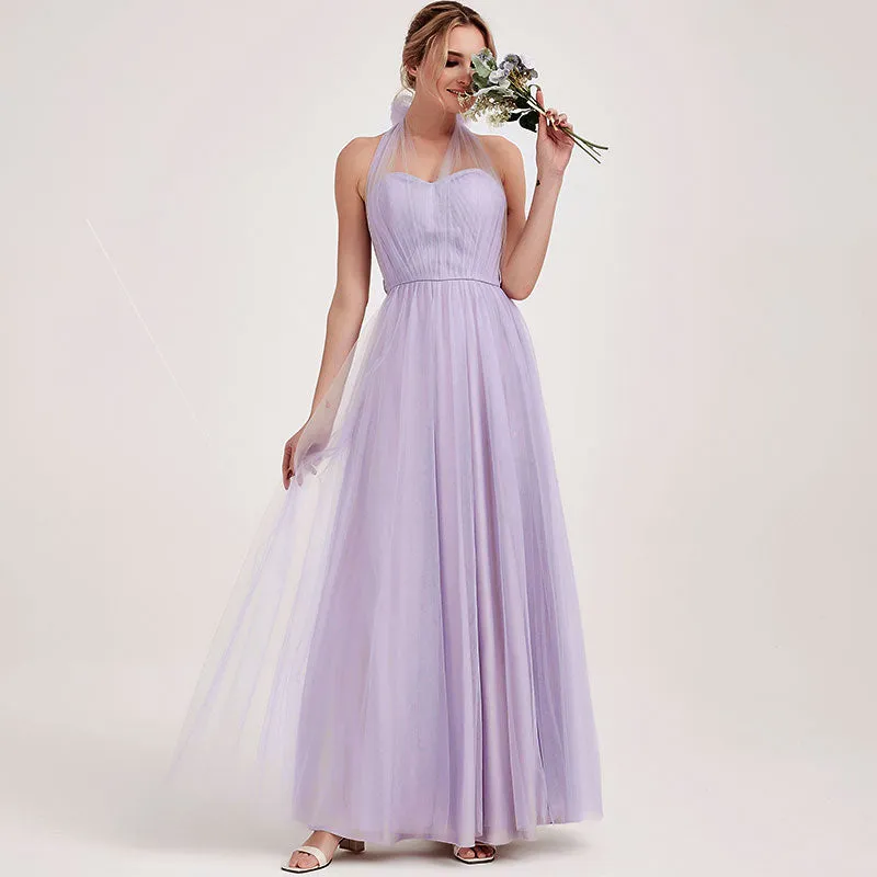 Light Dusty Purple MULTI WAY Sweetheart Tulle Bridesmaid Dress