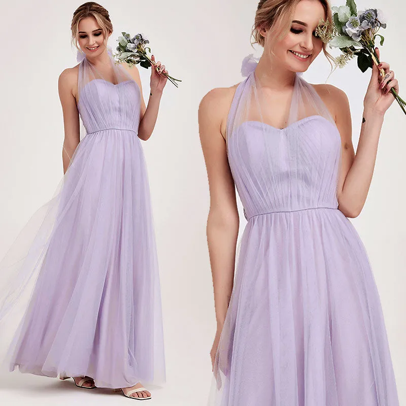 Light Dusty Purple MULTI WAY Sweetheart Tulle Bridesmaid Dress