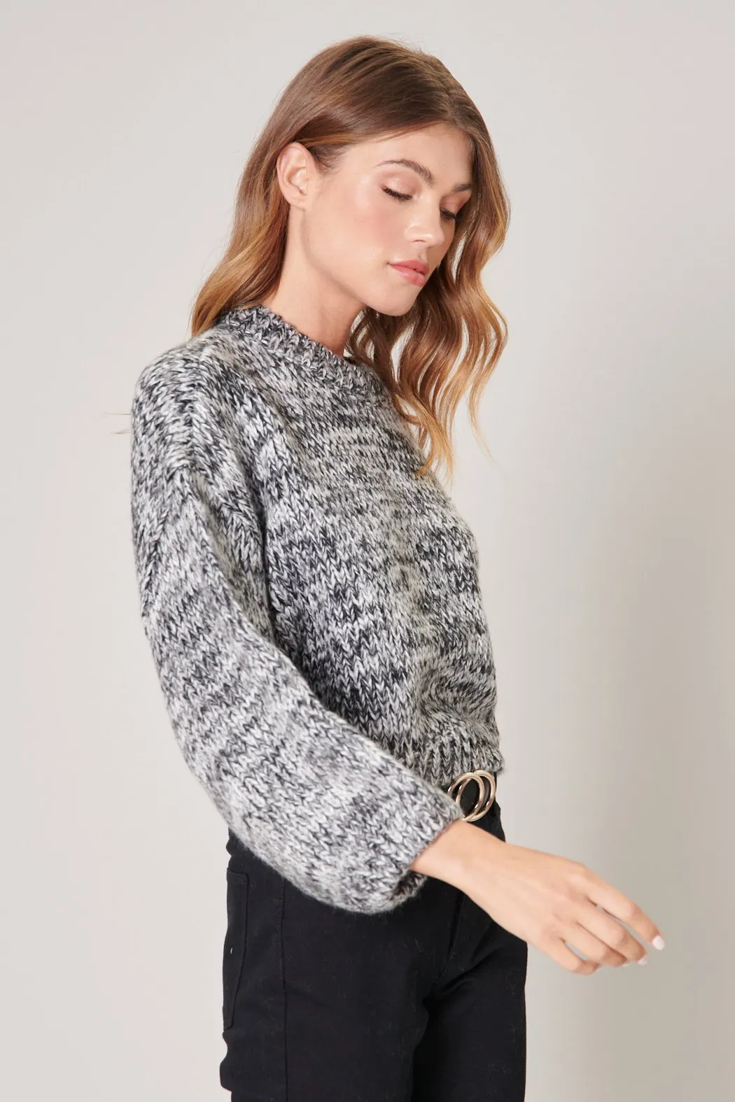 Lola Chunky Knit Cropped Sweater