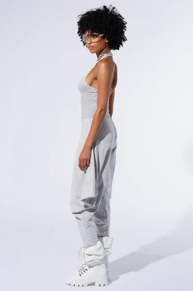 LONG TIME NO SEE KNIT JUMPSUIT