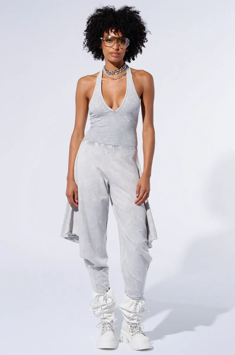 LONG TIME NO SEE KNIT JUMPSUIT