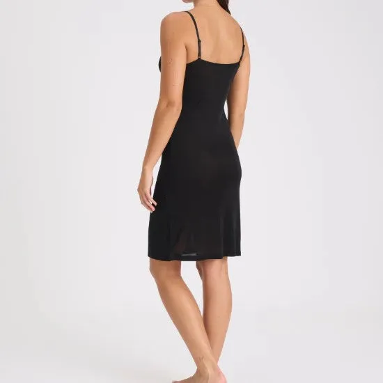 Love & Lustre Silk Jersey Slip - Black