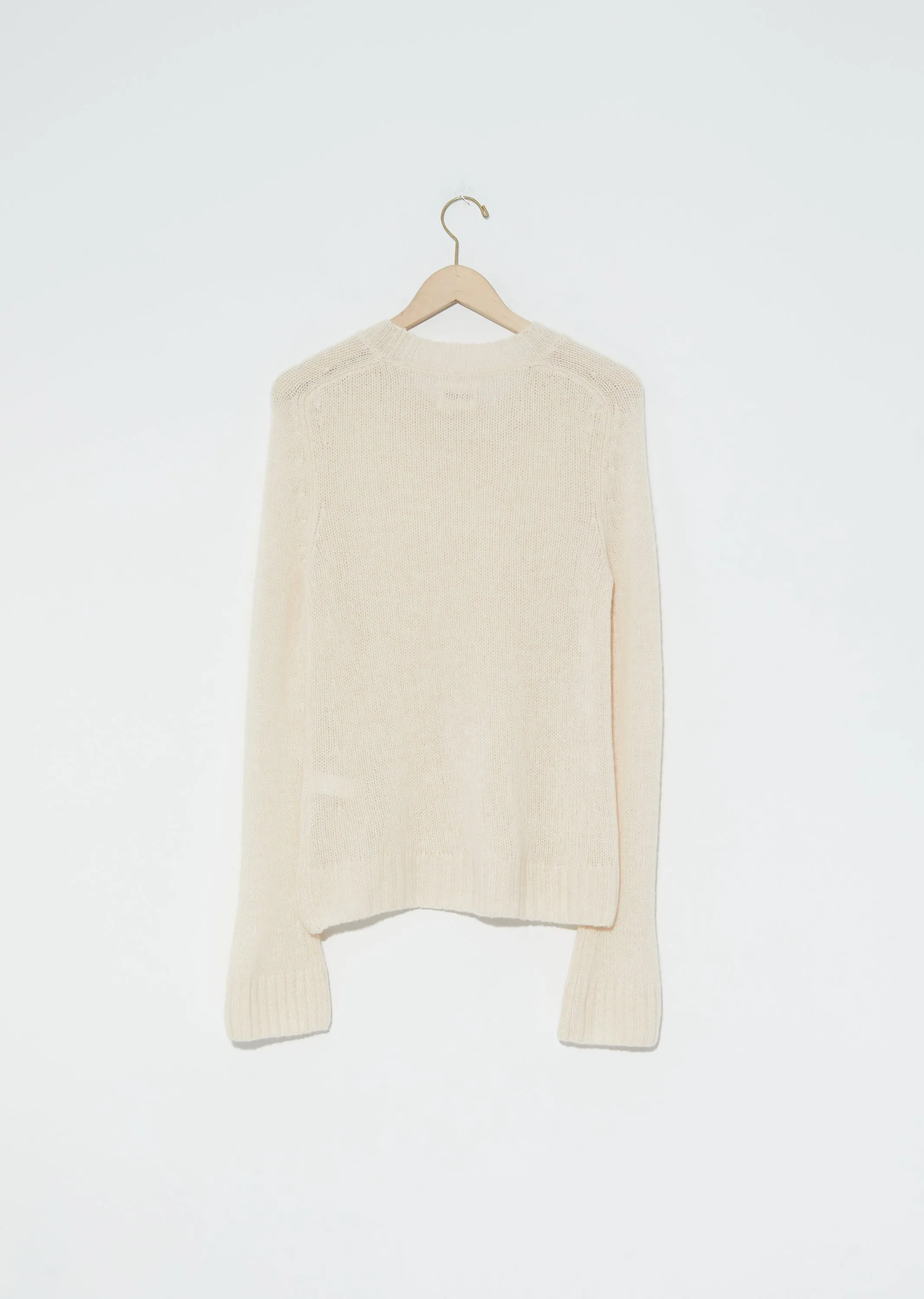 Mary Jane Cashmere Sweater — Custard